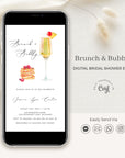 Bubbly Brunch Digital Invitation