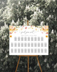 JUNE Printable Wedding Seating Chart Template