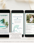 ISLA Passport Wedding Invitation Video Template