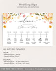 JUNE Wedding Order of Event Sign Printable