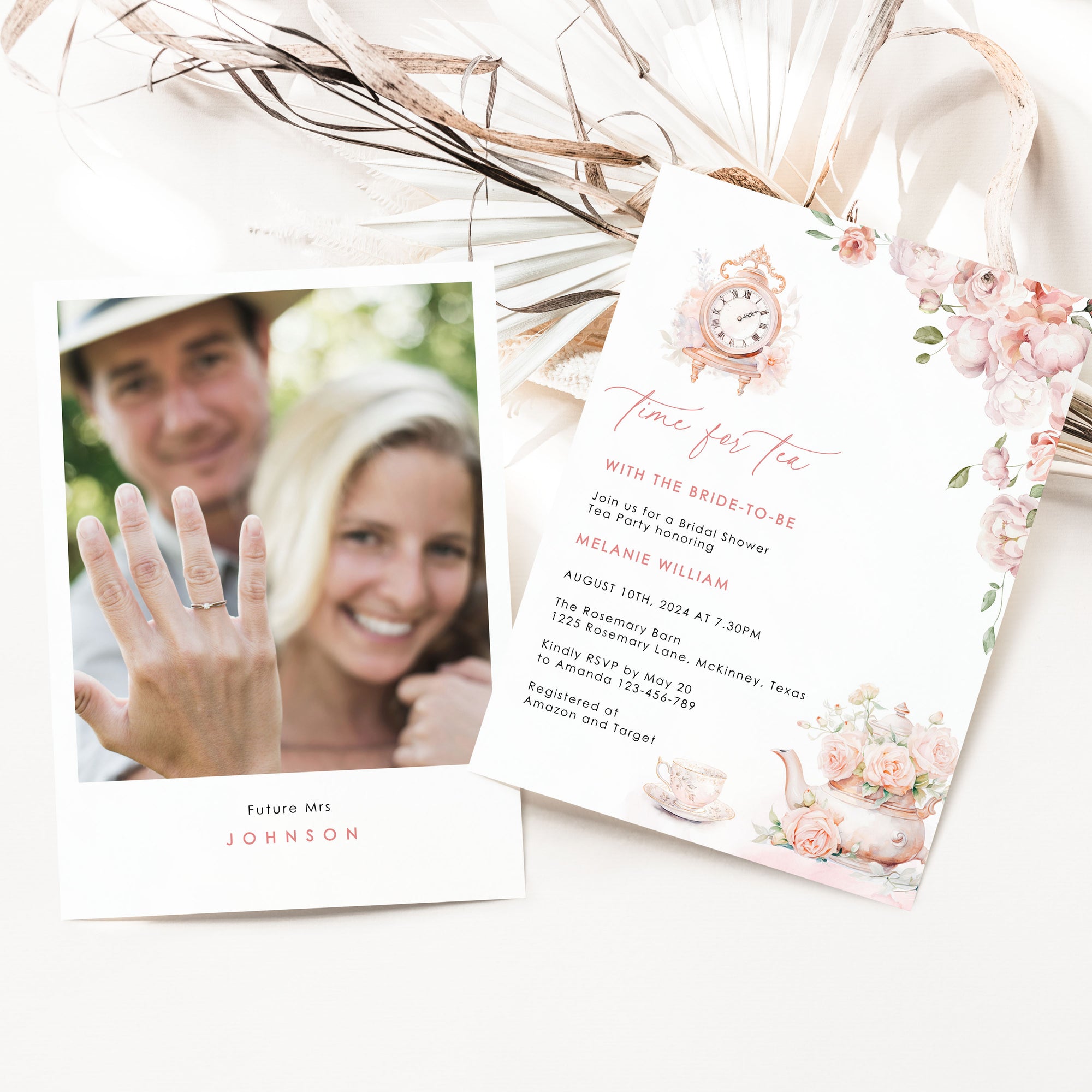 Tea with The Bride to Be Invitation Template