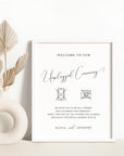 ELLA Printable Unplugged Wedding Sign