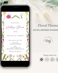 CLOE Floral Wedding Shower Invitation Evite