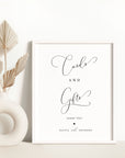 ELLA Printable Cards and Gifts Sign for Wedding