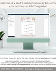 CHLOÉ Floral Wedding Order of Event Sign Printable