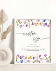 CHLOÉ Floral Small Wedding Sign Template