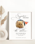 ELLA Printable Signature Drink Sign with Dog