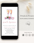 Flower Bridal Shower Digital Invitation
