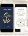 Nautical Passport Save the Date Video Template
