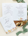 JUNE Wedding Program Template