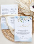 AZZURRA Wedding Welcome Note Template