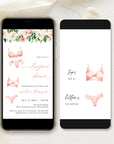 Lingerie Shower Invitation Card Digital