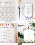 CHLOÉ Floral Wedding Stationery Templates Bundle