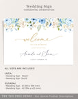 AZZURRA Wedding Ceremony Sign Template