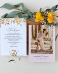 JUNE Wedding Thank You Card Printable