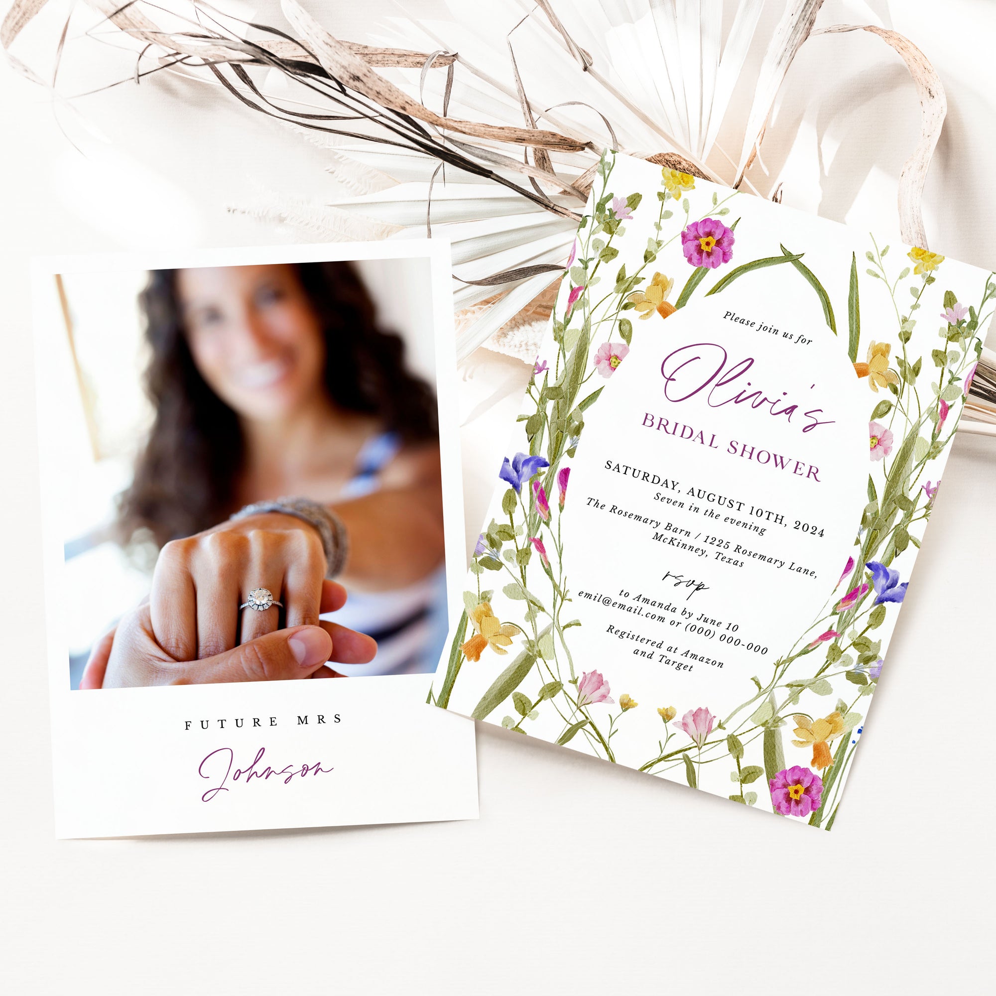 CLOE Bridal Shower Invitation Template