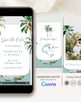 ISLA Boarding Pass Save the Date Video Template