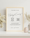 ELLA Printable Unplugged Wedding Sign