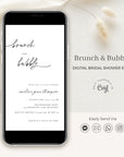 Bridal Shower Brunch and Bubbly Card