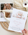 Tea Party Bridal Shower Invitation Template