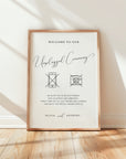 ELLA Printable Unplugged Wedding Sign