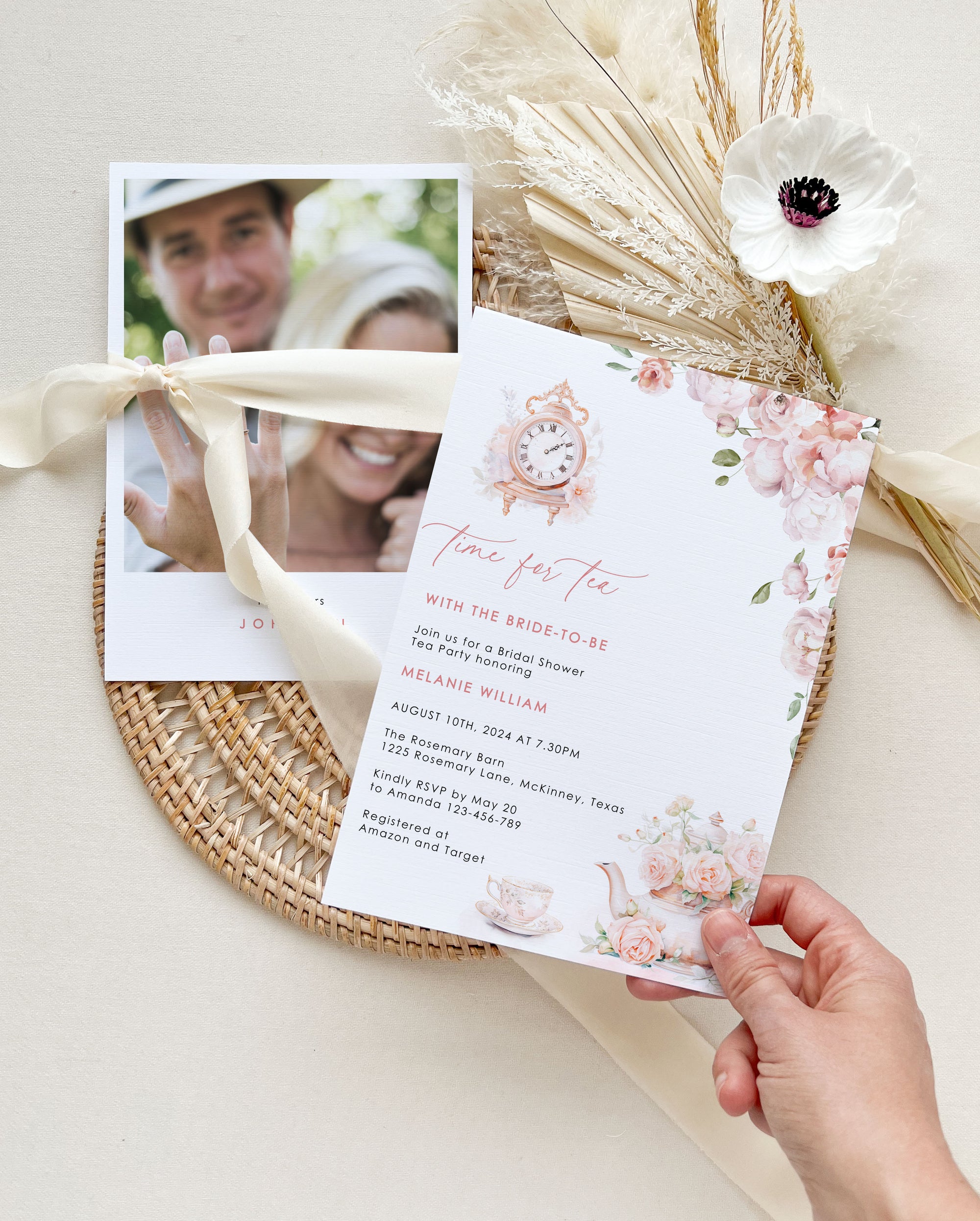 Tea with The Bride to Be Invitation Template