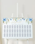 AZZURRA Printable Seating Chart Template