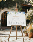 AZZURRA Wedding Timeline Sign Template