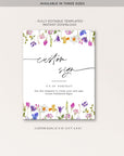CHLOÉ Floral Small Wedding Sign Template