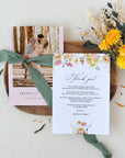 JUNE Wedding Thank You Card Printable