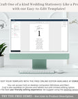 ELLA wedding Seating Cards Template