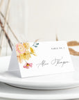 JUNE Wedding Place Card Template