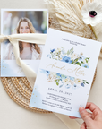 AZZURRA Bridal Shower Invitation Template