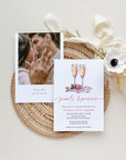 Flower Bridal Shower Invitation Printable