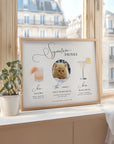 ELLA Pet Signature Drink Sign Template