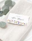 CHLOÉ Floral Wedding Place Card Template