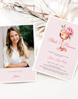 Petals and Prosecco Bridal Shower Invitation