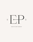 EVELYN Wedding Initial Logo