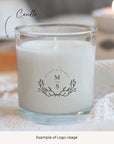 MELISSA Wedding Logo with Initials