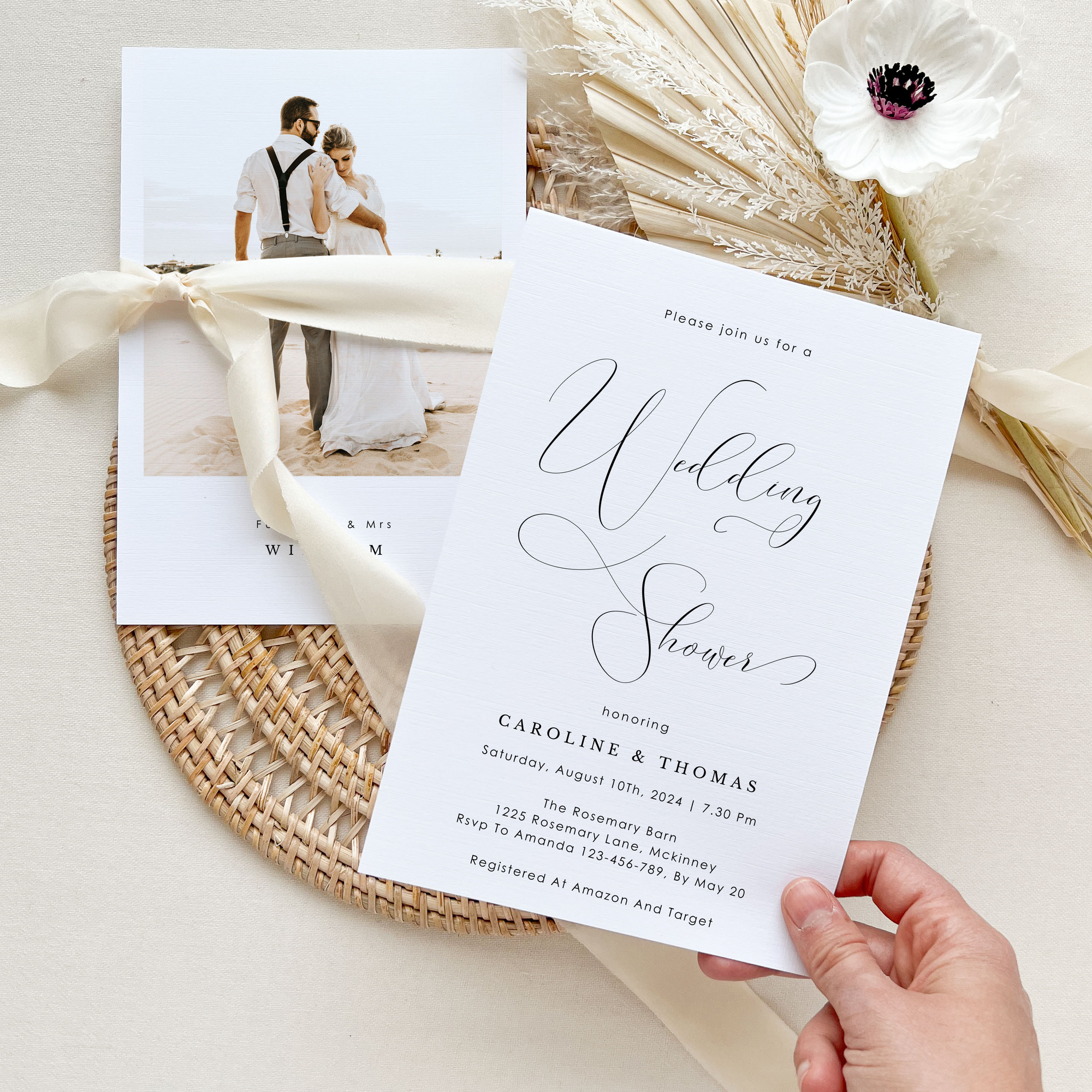 ELLA Couples Bridal Shower Invitation Template