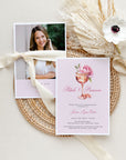 Petals and Prosecco Bridal Shower Invitation
