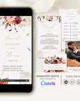 AMBRA Fall Wedding Invitation Video Template