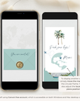 ISLA Boarding Pass Save the Date Video Template