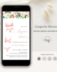 Lingerie Shower Invitation Card Digital