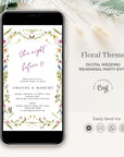 CLOE wedding Rehearsal Dinner Digital Invitation