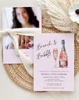 Brunch & Bubbly Bridal Shower Invitation Template