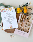 JUNE Wedding Thank You Card Printable