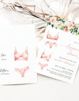 Lingerie Shower Invitation Card Printable