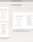 LAURA Wedding Ceremony Program Fans Template