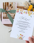 JUNE Wedding Thank You Card Printable